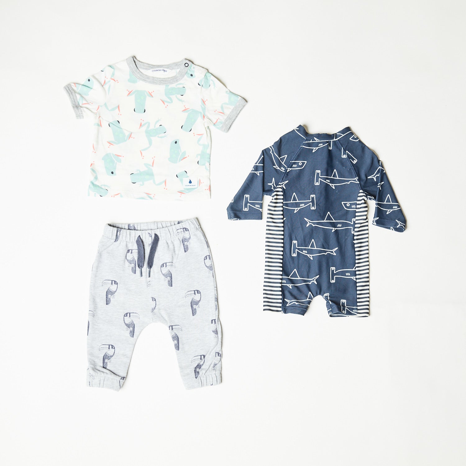 COUNTRY ROAD 3 PIECE BUNDLE, 0-3 MONTHS