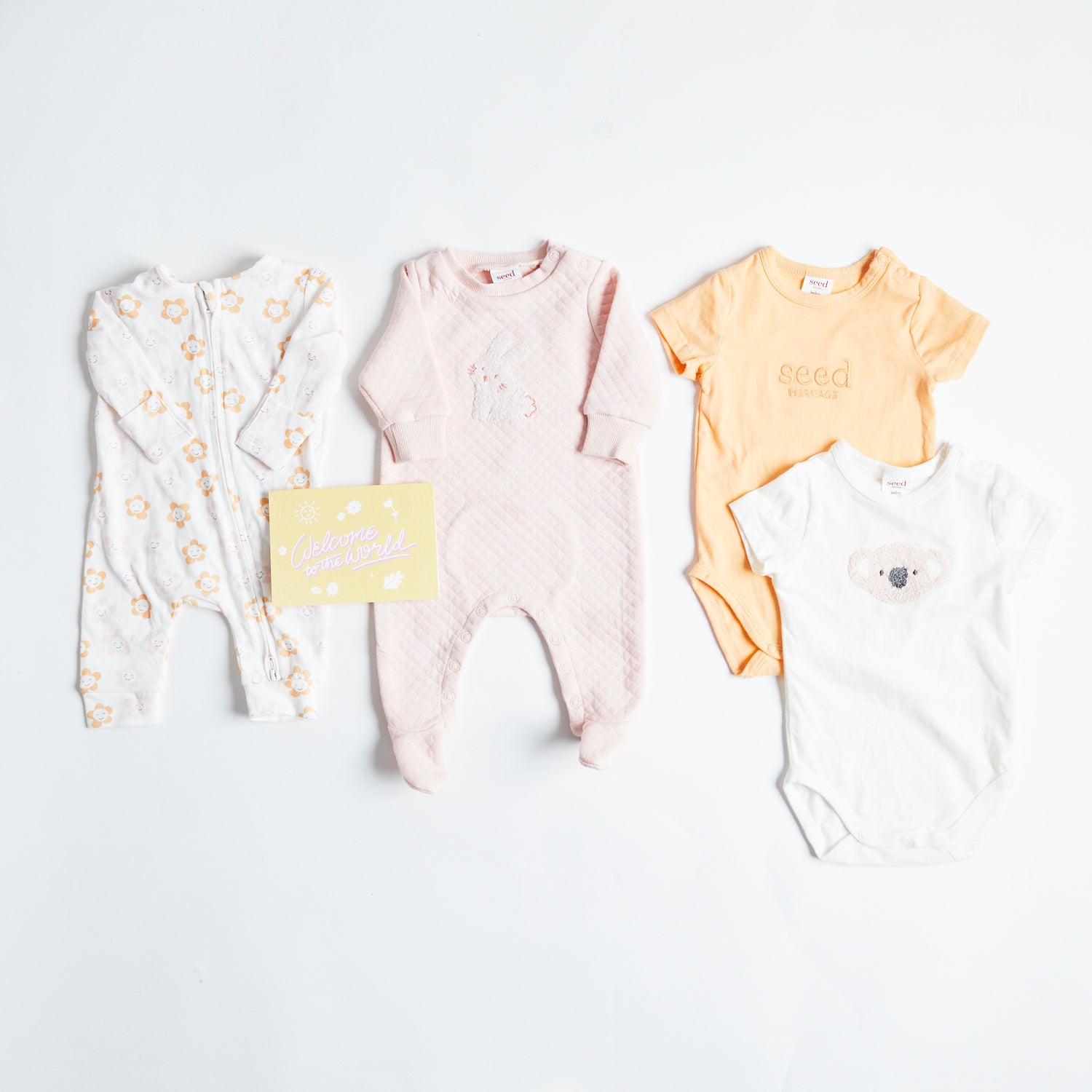 SEED HERITAGE 5 PIECE BUNDLE, NEWBORN + 0-3M