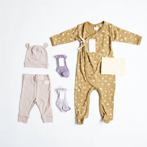 JAMIE KAY, & PUREBABY 6 PIECE BUNDLE, 0-3M