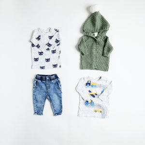 SEED HERITAGE 4 PIECE BUNDLE, NEWBORN + 0-3M