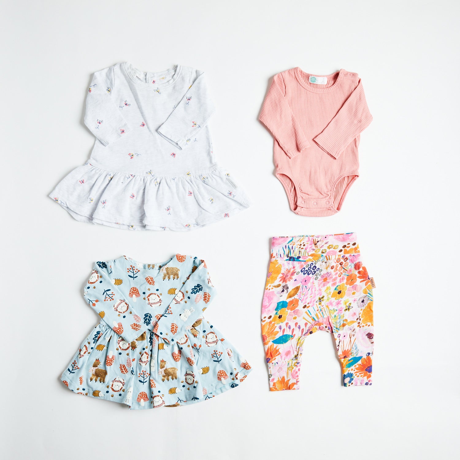 KIP & CO + PUREBABY 3 PIECE BUNDLE, 3-6M