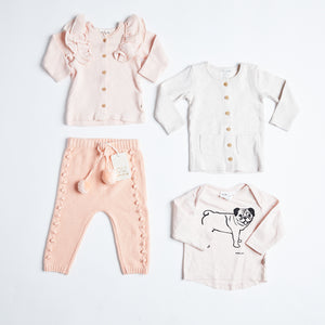 WILSON & FRENCHY + MILK & MASUKI 4 PIECE BUNDLE, 3-6M