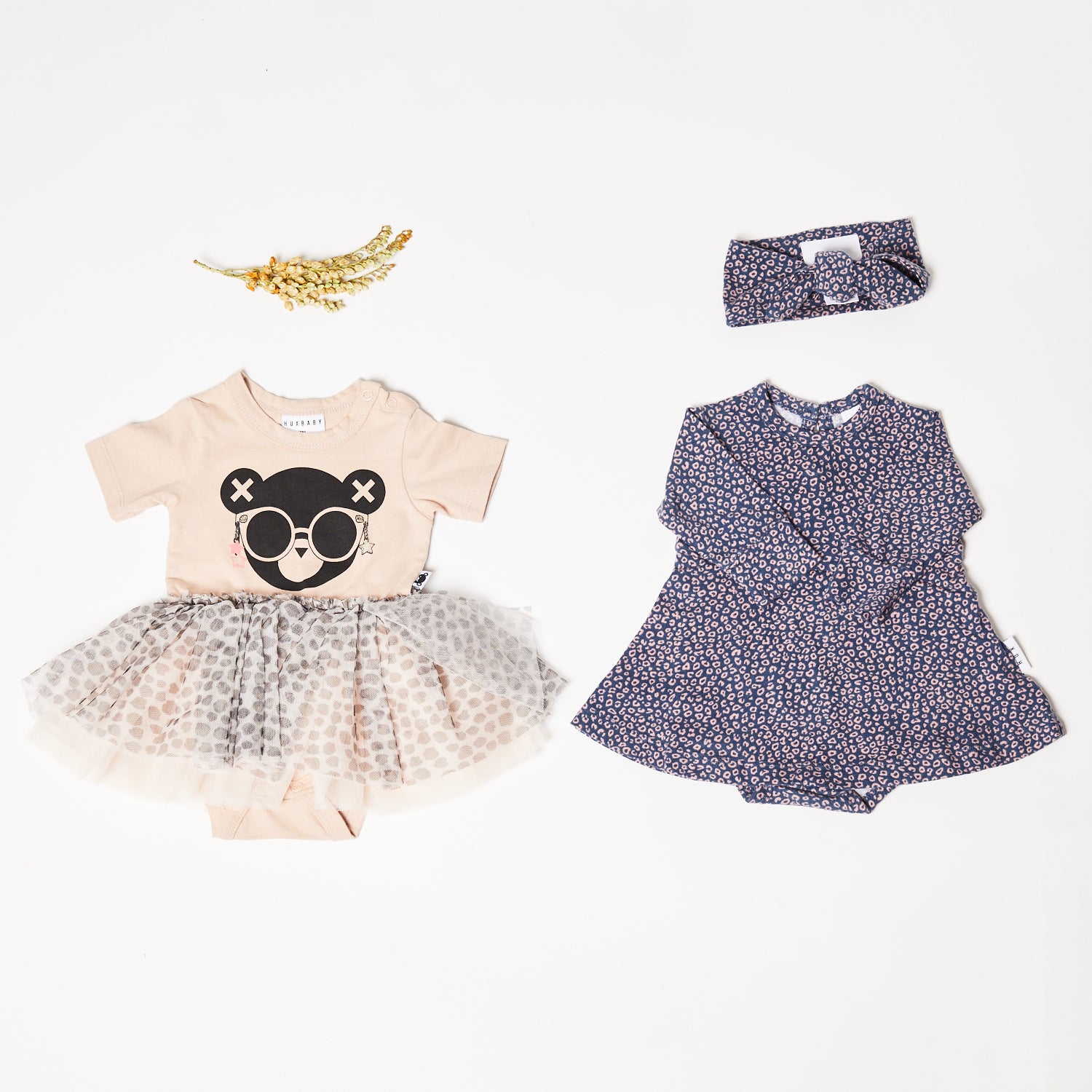 HUXBABY 3 PIECE BUNDLE, 0-3 MONTHS