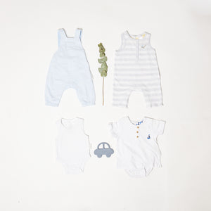 PUREBABY 4 PIECE BUNDLE, 0-3 MONTHS